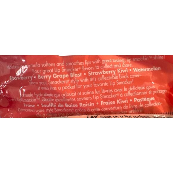 Vintage Lip Smackers Back-To-School Book Cover Set w/4 Bubble Font Lip Balms HTF - Picture 5 of 5